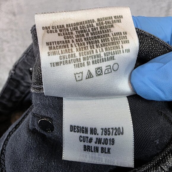 Joes Jeans Jeans Womens 25 Gray Berlin Skinny Stretch Denim Made USA BRLN BLK - Picture 11 of 11